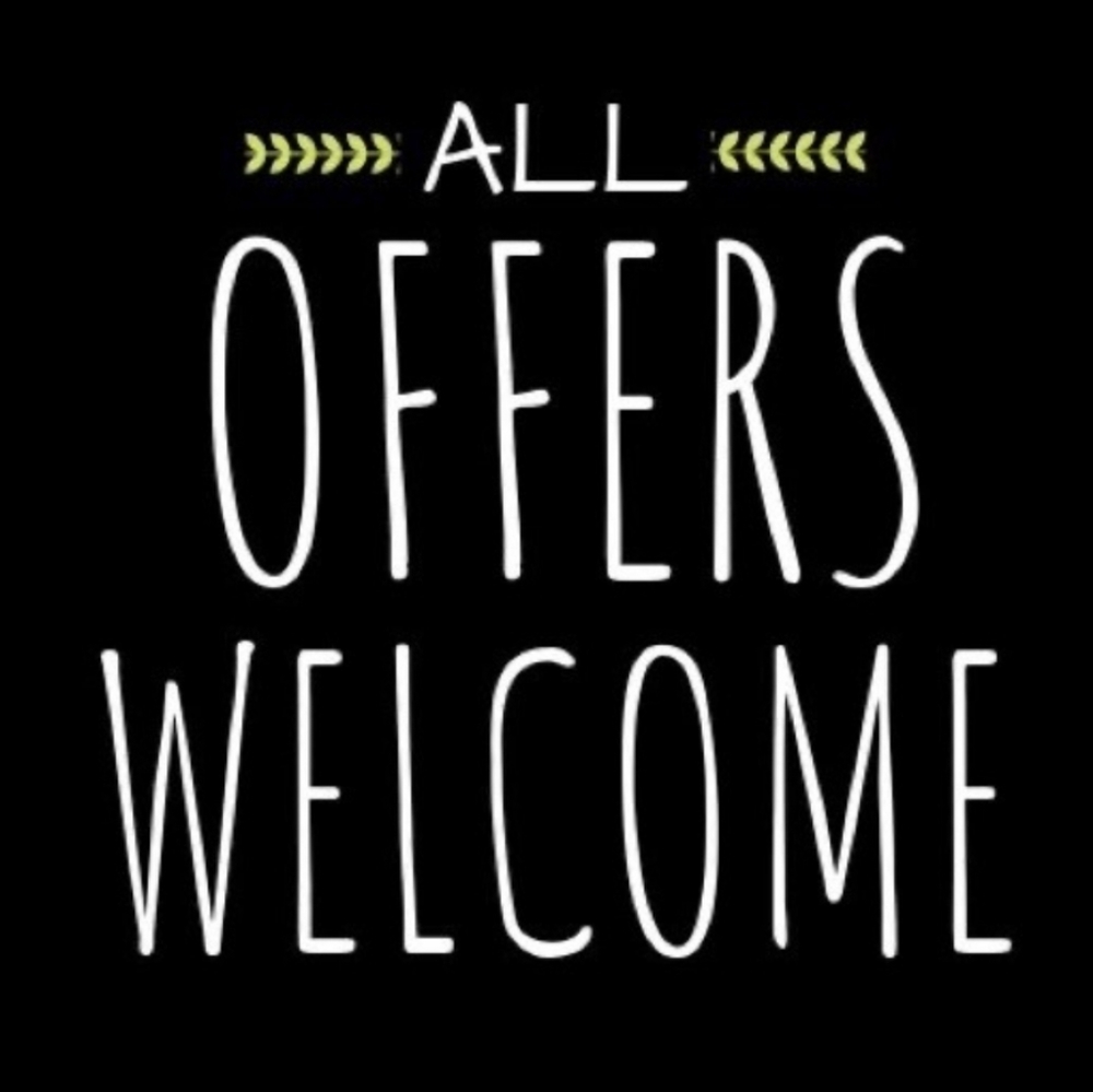 Offers are welcome!
